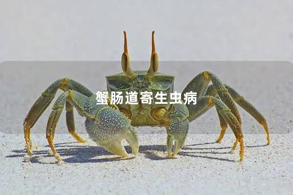 蟹肠道寄生虫病