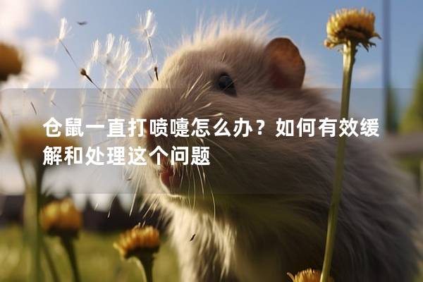 仓鼠一直打喷嚏怎么办？如何有效缓解和处理这个问题