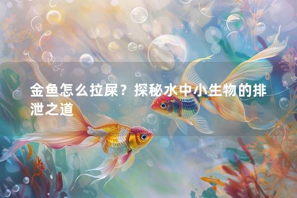 金鱼怎么拉屎？探秘水中小生物的排泄之道