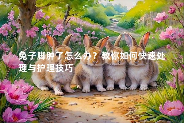 兔子脚肿了怎么办？教你如何快速处理与护理技巧