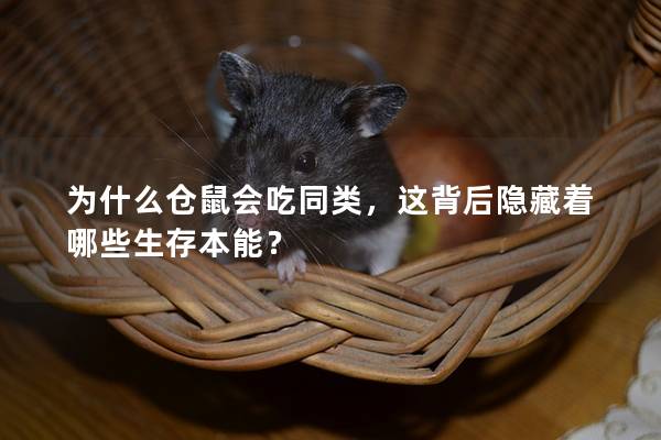 为什么仓鼠会吃同类，这背后隐藏着哪些生存本能？