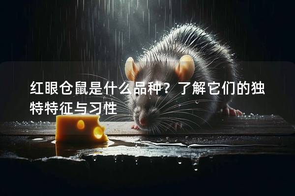 红眼仓鼠是什么品种？了解它们的独特特征与习性